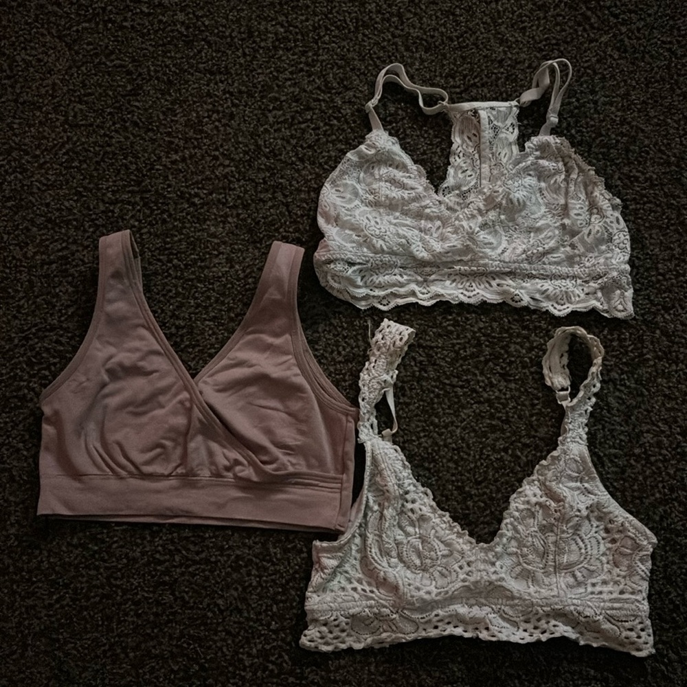 bralets and sports bra